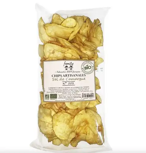 Chips bio nature au sel de Camargue